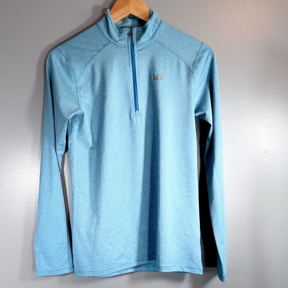 REI Girls XL Quarter Zip Performance Pullover – Blue – Youth XL - Picture 4 of 10